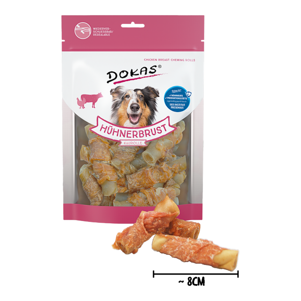 Dokas Dog - Kaurolle Hühnerbrust