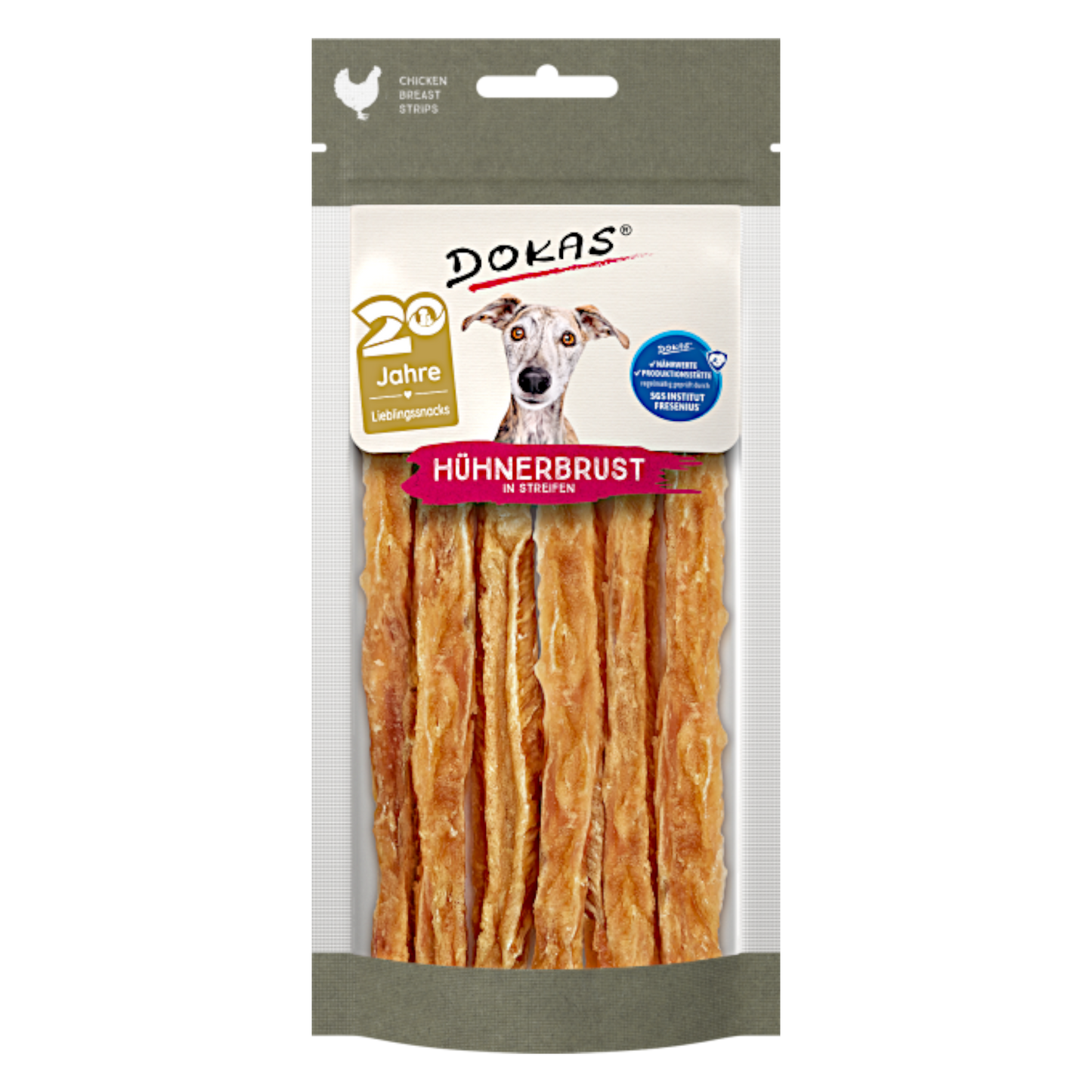 Dokas Dog - Hühnerbrust in Streifen