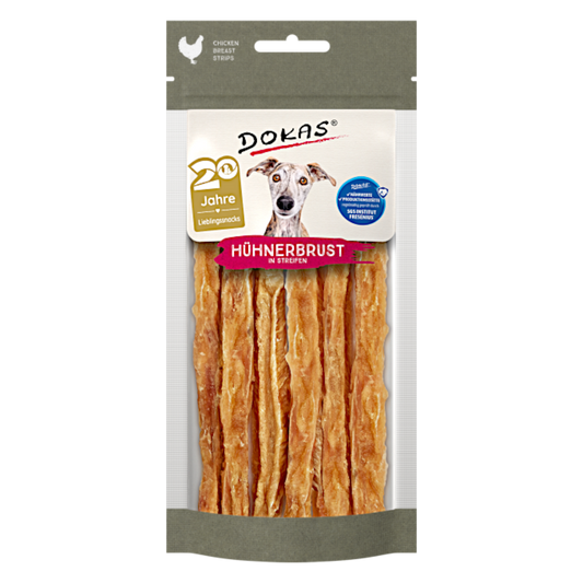 Dokas Dog - Hühnerbrust in Streifen