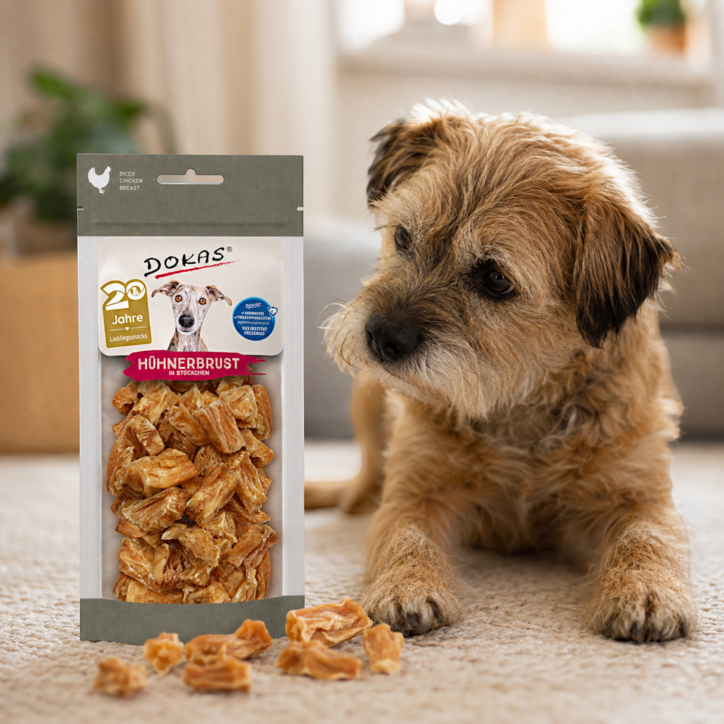 Dokas Dog - Hühnerbrust in Stückchen