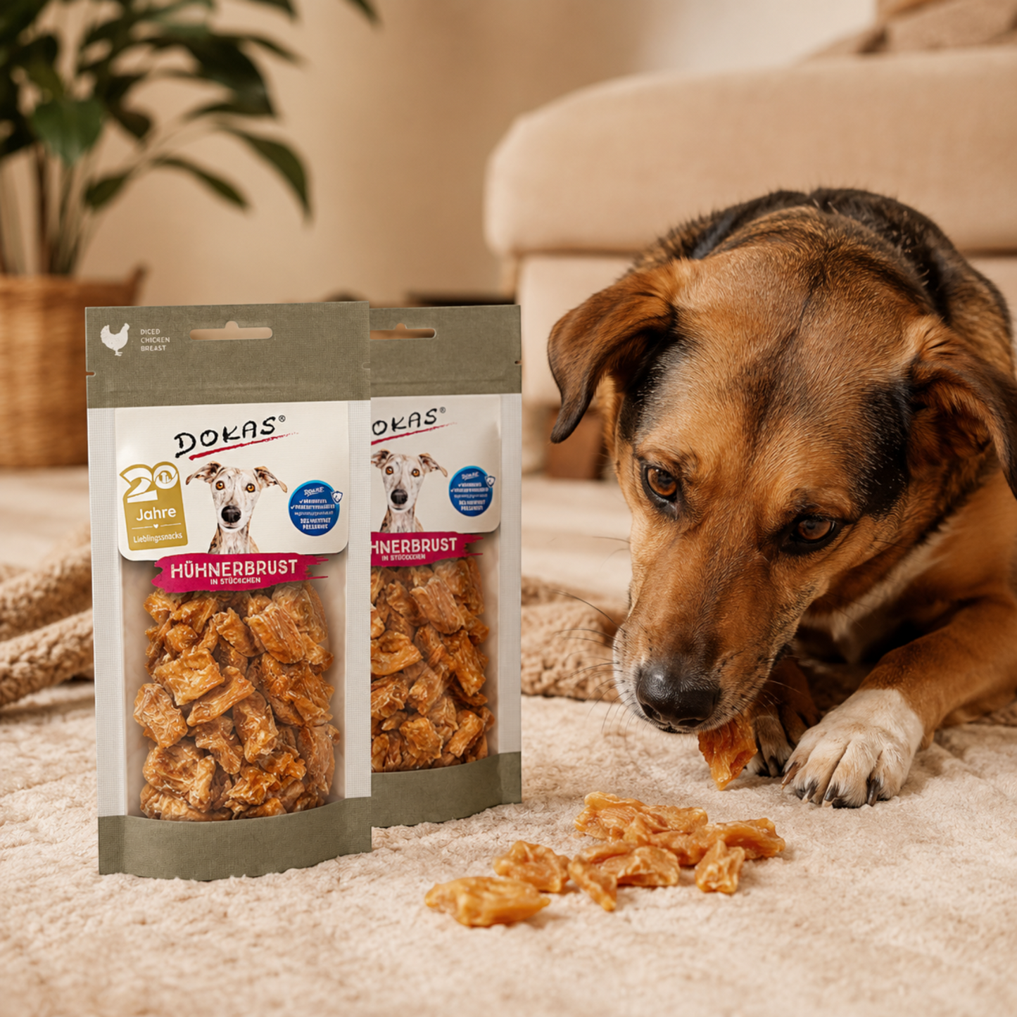 Dokas Dog - Hühnerbrust in Stückchen