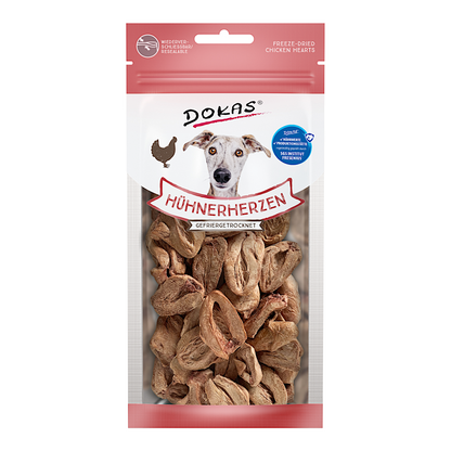 Dokas Dog - Hühnerherzen (gefriergetrocknet)
