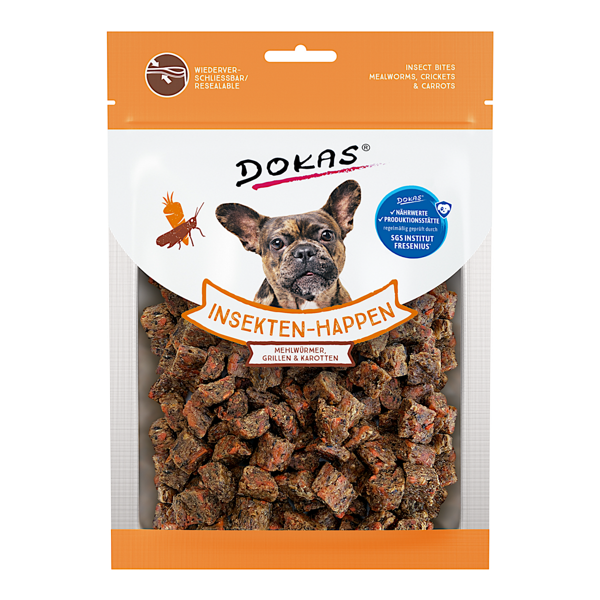 Dokas Dog - Insekten-Happen mit Karotte