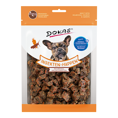 Dokas Dog - Insekten-Happen mit Karotte