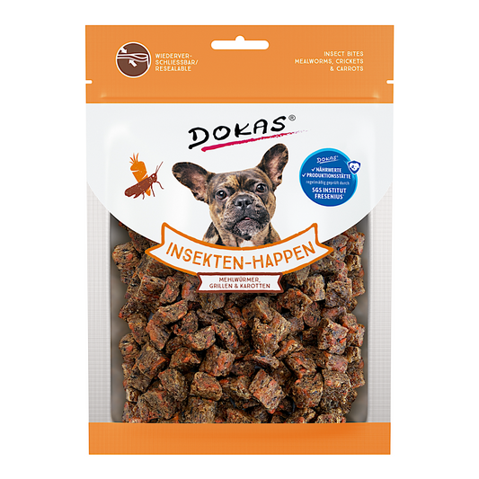 Dokas Dog - Insekten-Happen mit Karotte