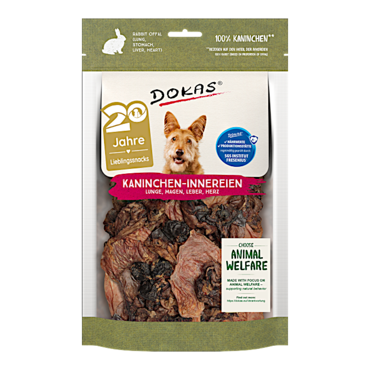 Dokas Dog - Kaninchen-Innereien