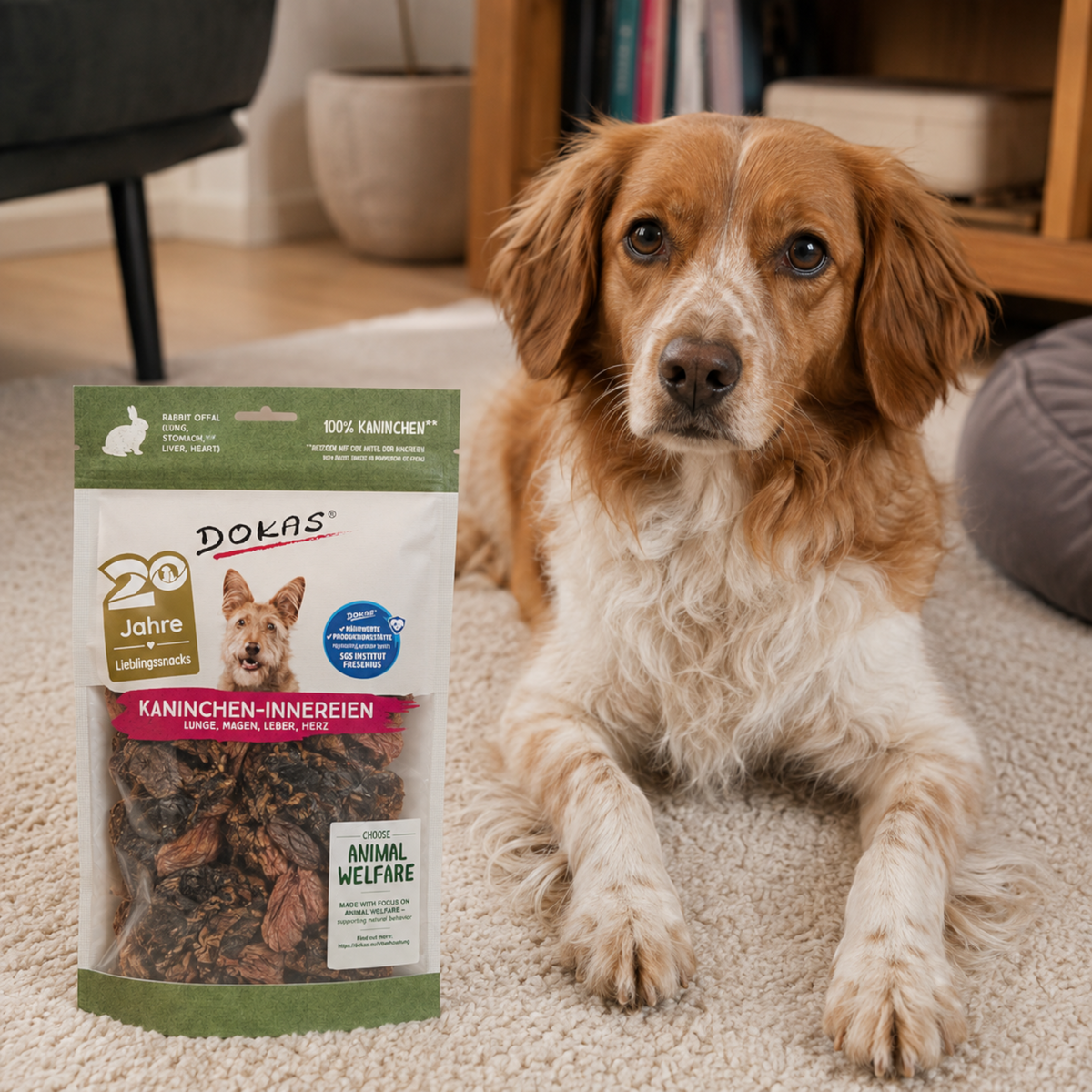 Dokas Dog - Kaninchen-Innereien