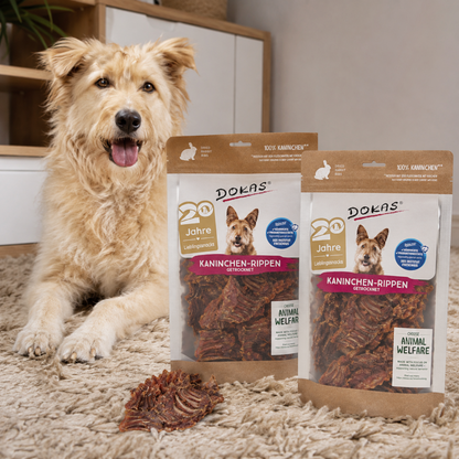 Dokas Dog - Kaninchen-Rippen mit Fleisch