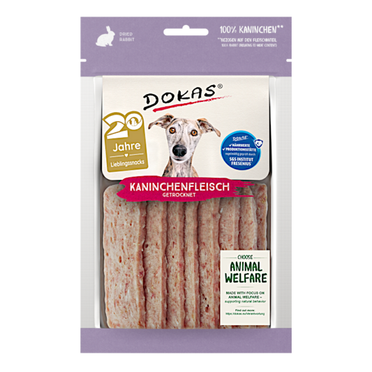 Dokas Dog - Kaninchenfleisch getrocknet