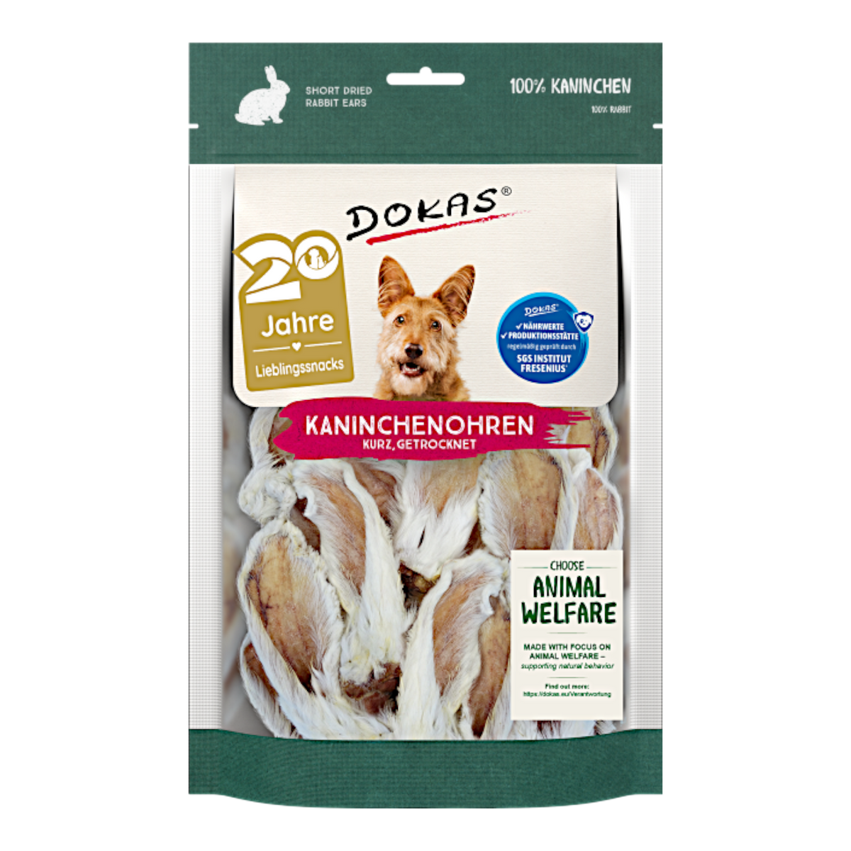 Dokas Dog - Kaninchenohren mit Fell