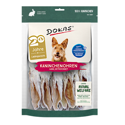 Dokas Dog - Kaninchenohren mit Fell
