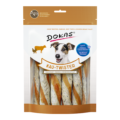 Dokas Dog - Kau-Twister Rinderhaut & Pansen