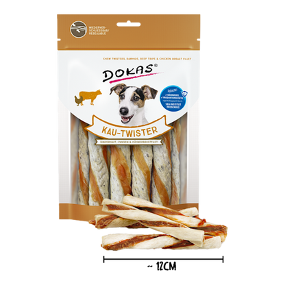 Dokas Dog - Kau-Twister Rinderhaut & Pansen
