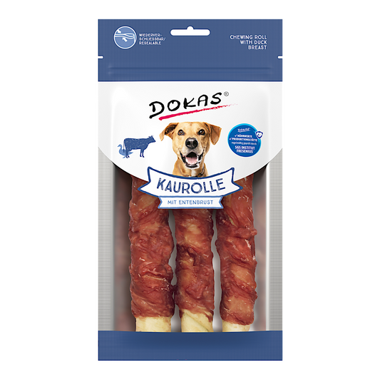 Dokas Dog - Kaurolle Entenbrust Medium