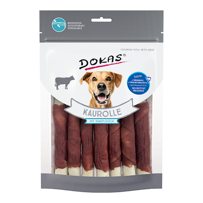 Dokas Dog - Kaurolle mit Rindfleisch