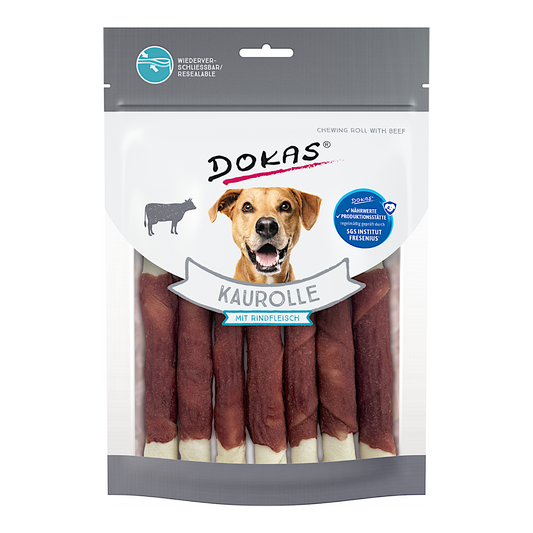Dokas Dog - Kaurolle mit Rindfleisch