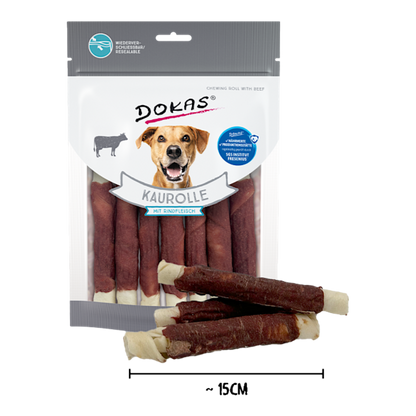 Dokas Dog - Kaurolle mit Rindfleisch