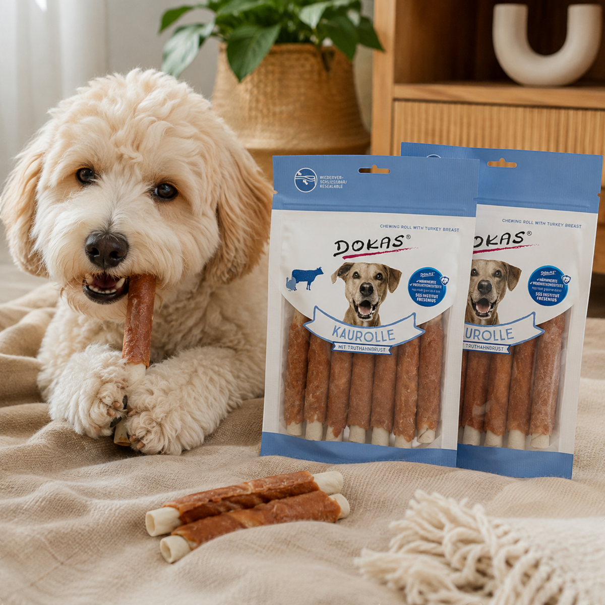 Dokas Dog - Kaurolle mit Truthahnbrust