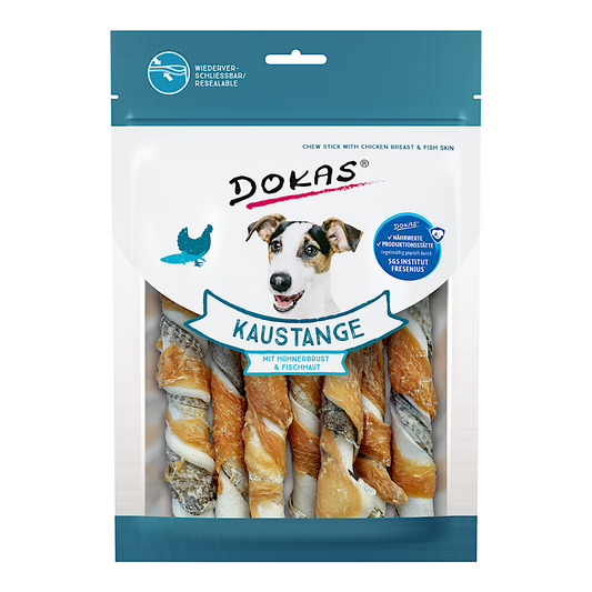 Dokas Dog - Kaustange Hühnerbrust & Fischhaut