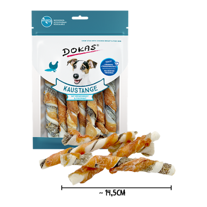 Dokas Dog - Kaustange Hühnerbrust & Fischhaut
