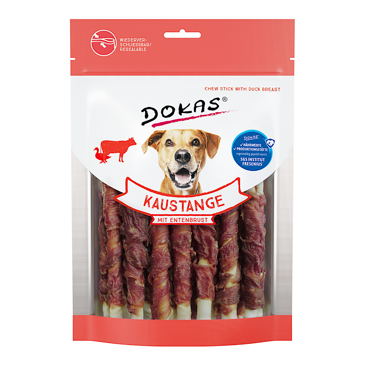 Dokas Dog - Kaustange mit Entenbrust