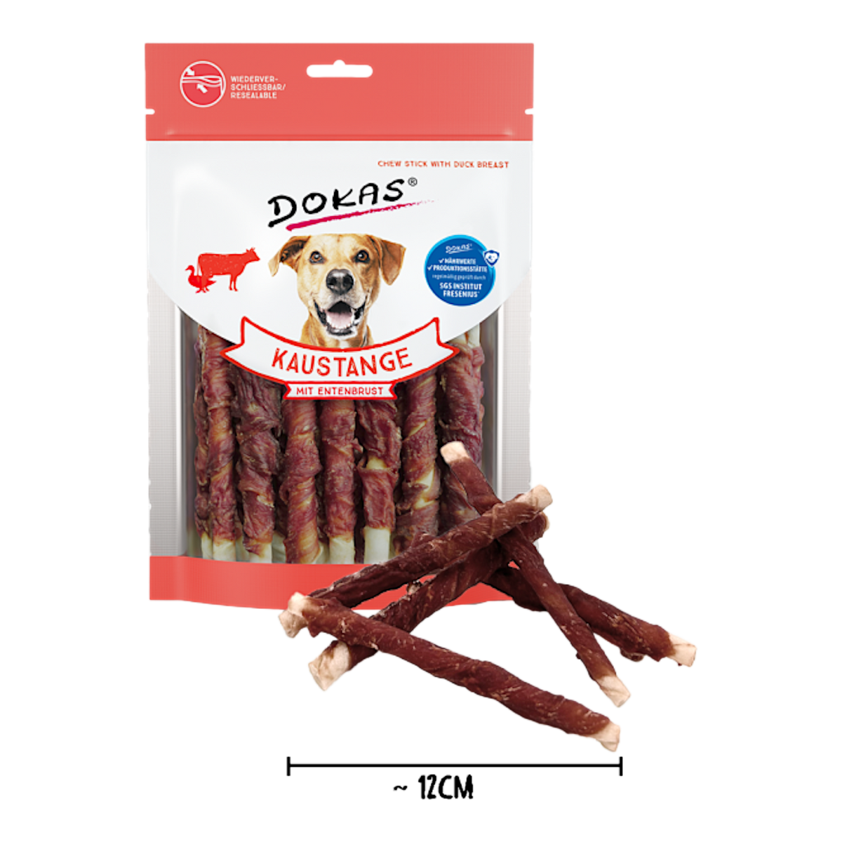 Dokas Dog - Kaustange mit Entenbrust