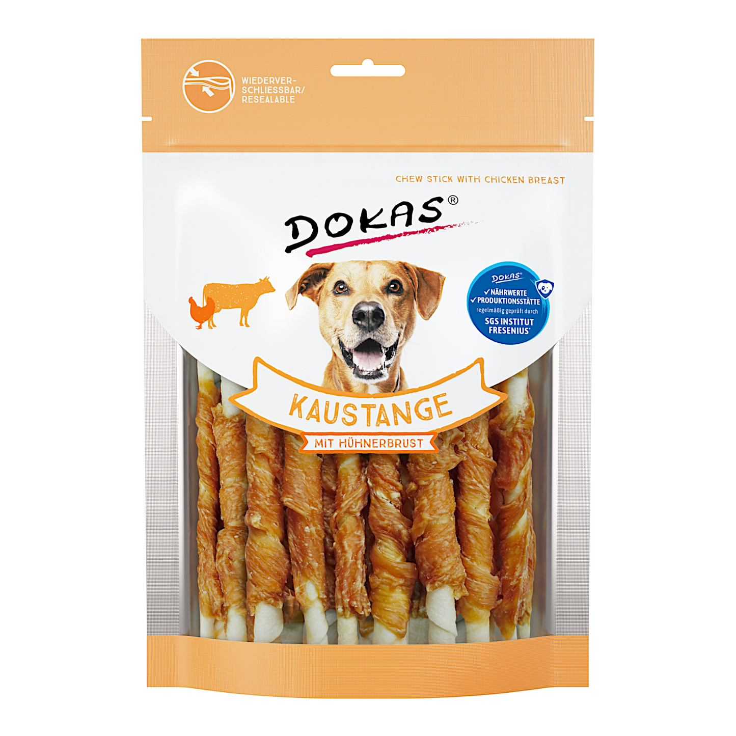 Dokas Dog - Kaustange mit Hühnerbrust