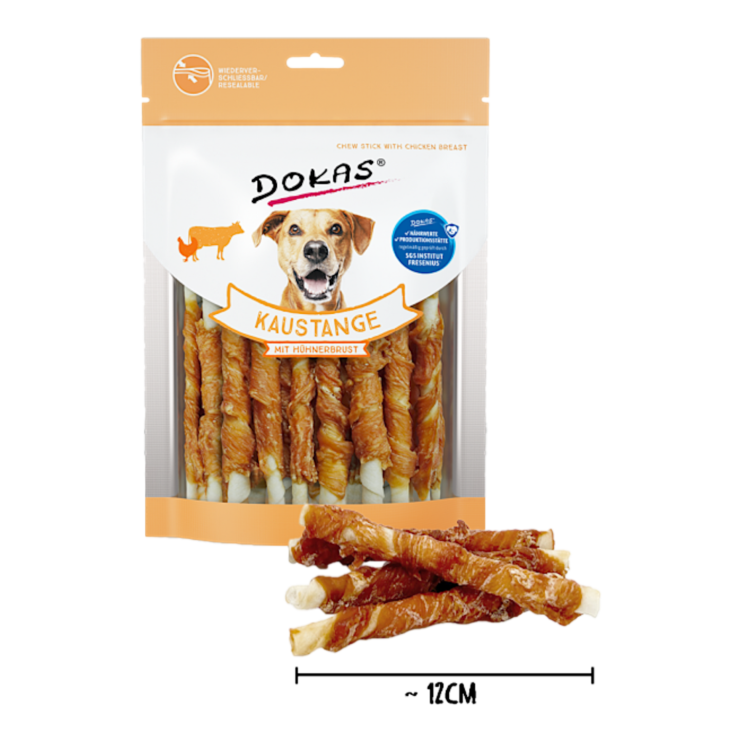Dokas Dog - Kaustange mit Hühnerbrust