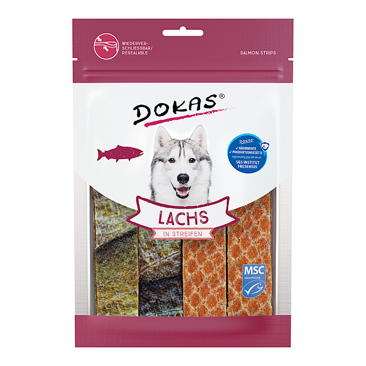 Dokas Dog - Lachs Streifen