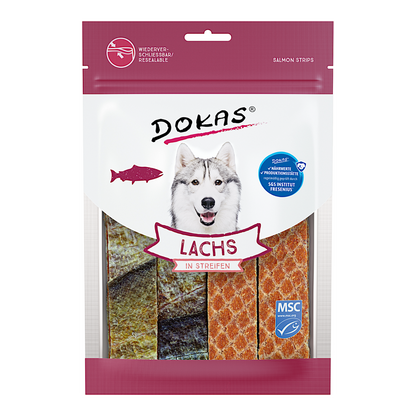 Dokas Dog - Lachs Streifen