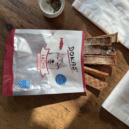 Dokas Dog - Lachs Streifen