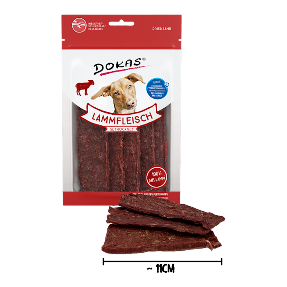 Dokas Dog - Lammfleisch getrocknet