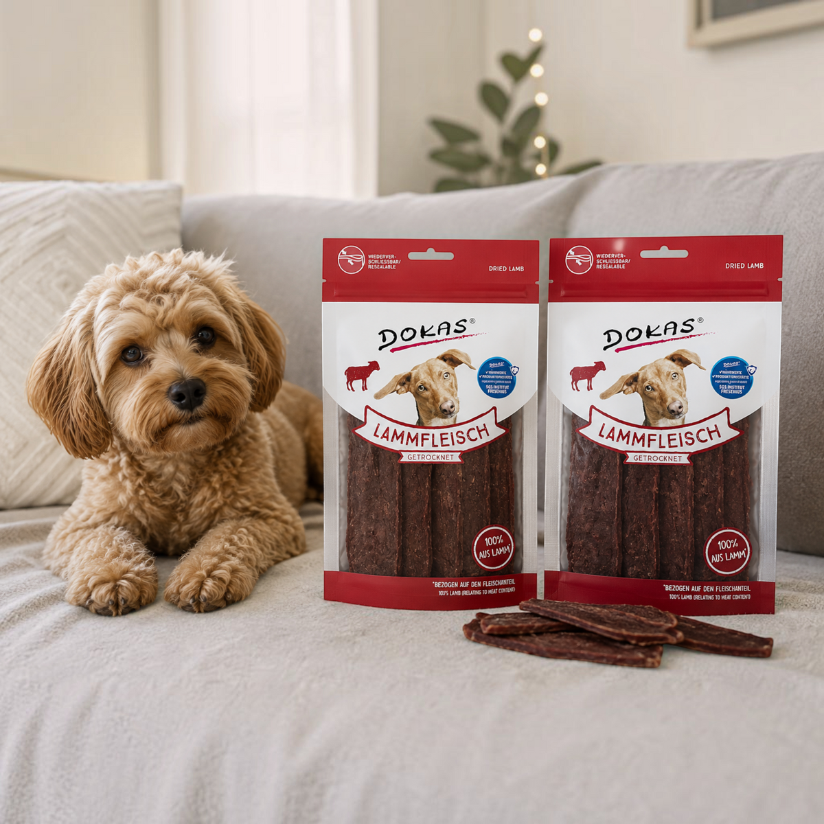 Dokas Dog - Lammfleisch getrocknet