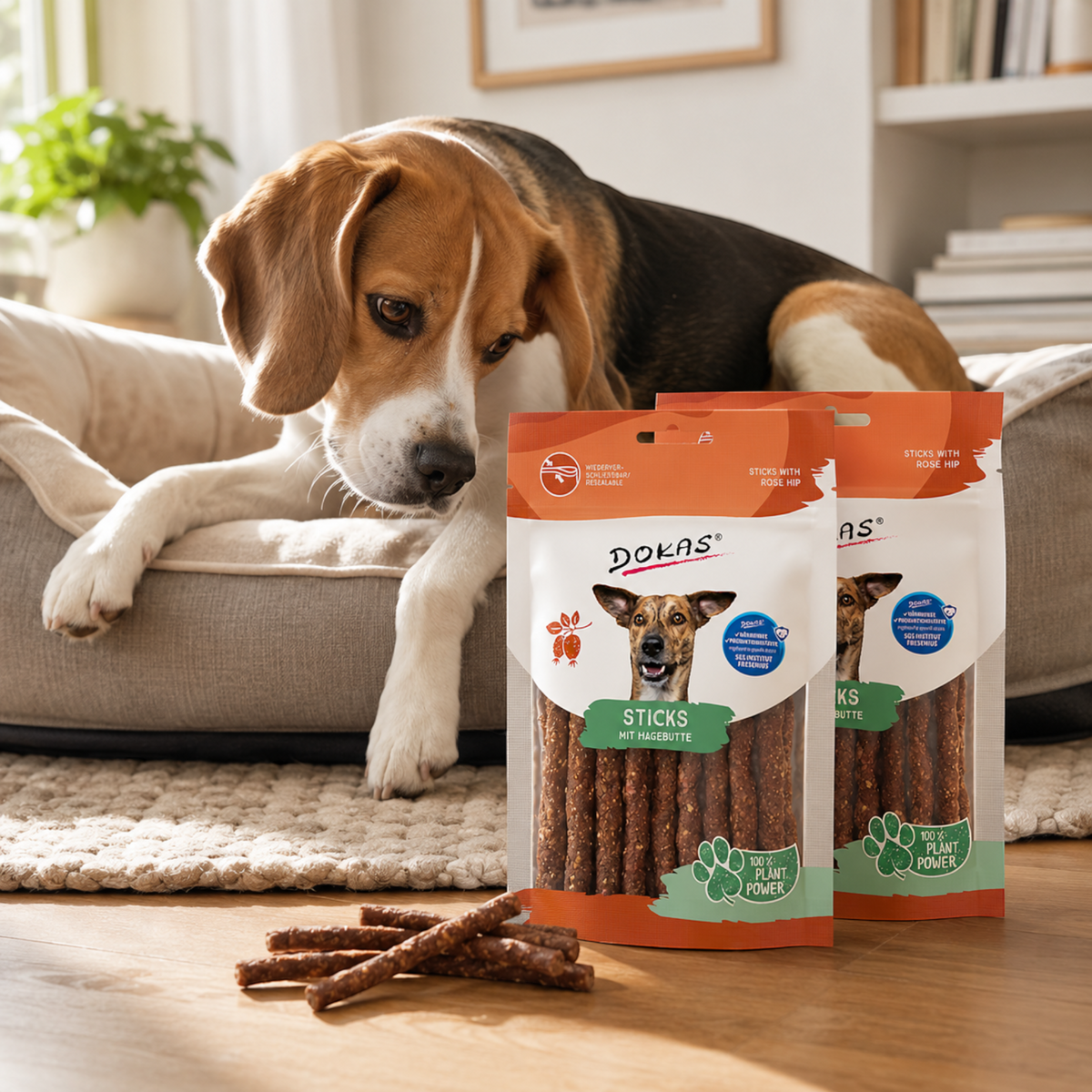 Dokas Dog - Sticks mit Hagebutte