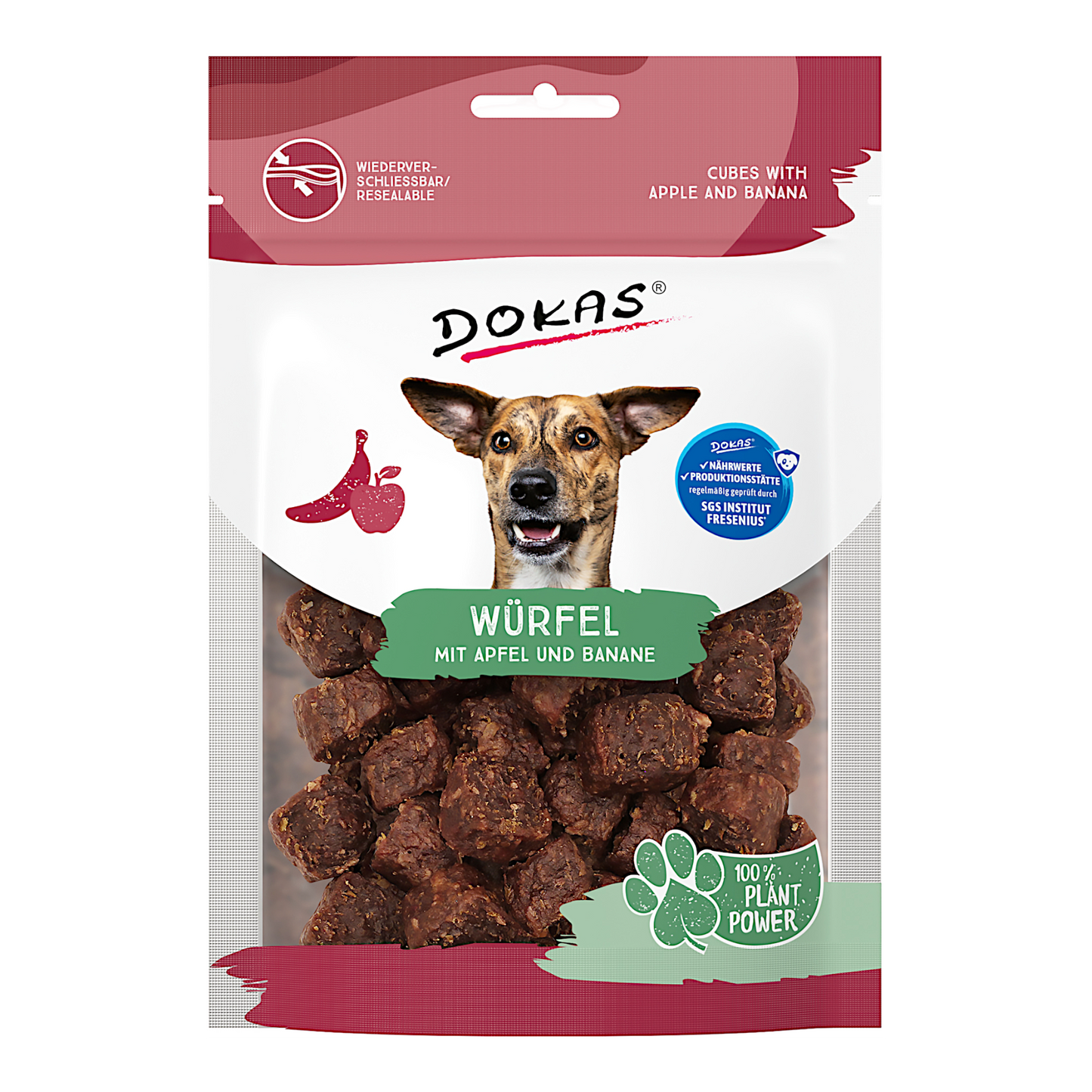 Dokas Dog - Würfel mit Apfel & Banane