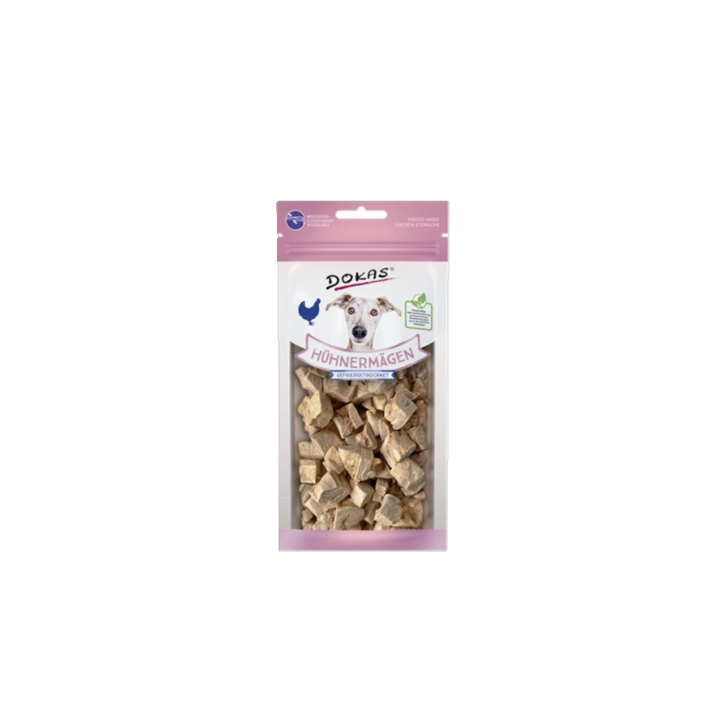 Dokas Gefriergetrocknete Hühnermägen – der pure Snack für echte Fleischliebhaber