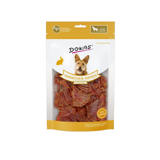 Dokas Kaninchen-Rippen mit Fleisch – der natürliche Kausnack für besondere Genussmomente