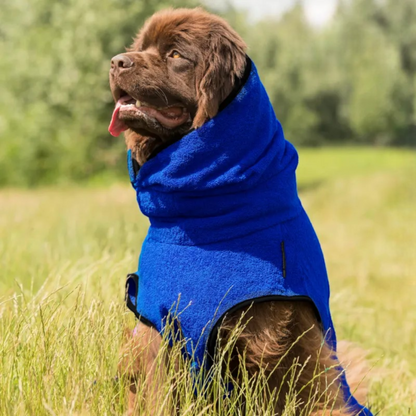 Actionfactory - Hundebademantel Baumwolle (DryUp Cape) für alle Größen & Rassen