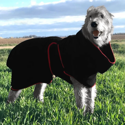 Actionfactory - Hundebademantel Baumwolle (DryUp Cape) für alle Größen & Rassen