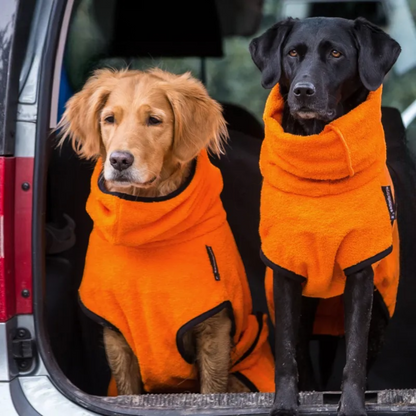 Actionfactory - Hundebademantel Baumwolle (DryUp Cape) für alle Größen & Rassen