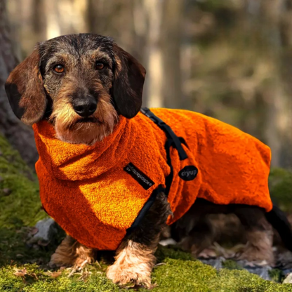 Actionfactory - Hundebademantel Baumwolle (DryUp Cape) für alle Größen & Rassen