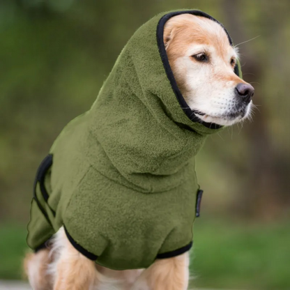 Actionfactory - Hundebademantel Baumwolle (DryUp Cape) für alle Größen & Rassen