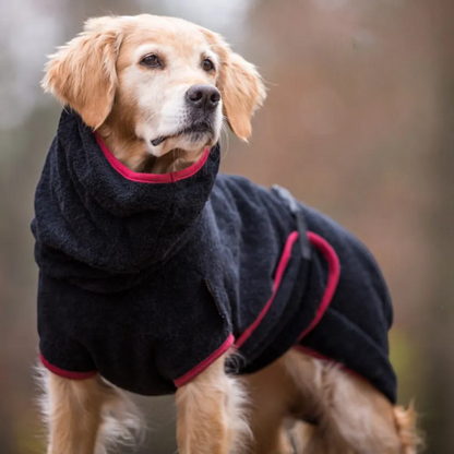 Actionfactory - Hundebademantel Baumwolle (DryUp Cape) für alle Größen & Rassen