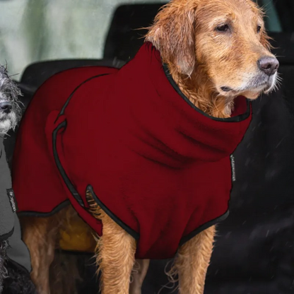 Actionfactory - Hundebademantel Baumwolle (DryUp Cape) für alle Größen & Rassen