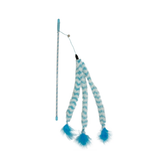 Duvoplus Cat Toy Spielangel Catchy Plüsch – Interaktiver Spielspaß für deine Katze