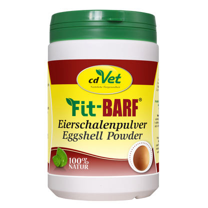 Fit-BARF Eierschalenpulver – Natürliche Kalziumkraft für Hunde & Katzen
