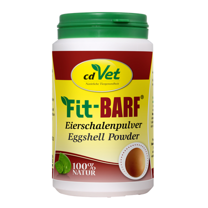 Fit-BARF Eierschalenpulver – Natürliche Kalziumkraft für Hunde & Katzen