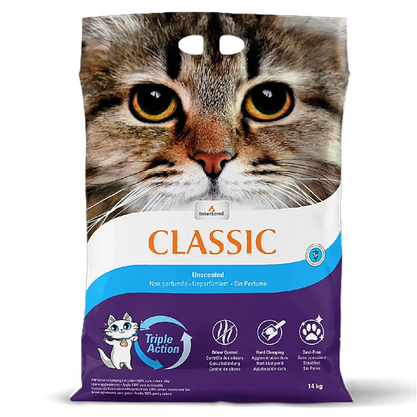 Extreme Classic Katzenstreu 14 kg – hochwertige Bentonitstreu mit Babypuderduft