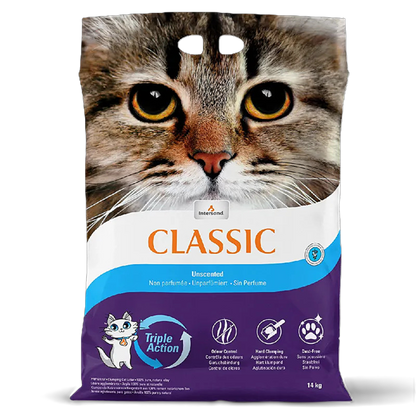Extreme Classic Katzenstreu 14 kg – hochwertige Bentonitstreu mit Babypuderduft