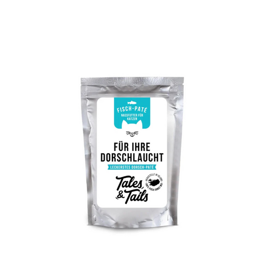 Für Ihre Dorschlaucht – Nassfutter für Katzen mit 100 % Dorsch